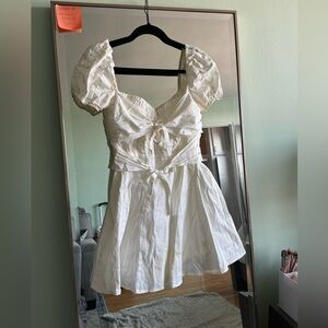 FOR LOVE AND LEMONS WHITE MINI DRESS